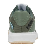 Men's Tura Team Pickleball Shoes Sea Spray and Dark Forest-Footwear-K-Swiss-04076-368F25-4-Tennis Express