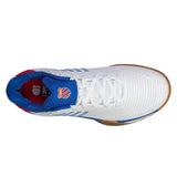 Men's Hypercourt Express 2 Indoor Pickleball Shoes White and Red-Footwear-K-Swiss-04397-953F24-3-4-[Sku]-Tennis Express