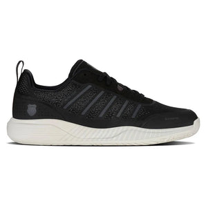 Men's Ultra Court Pickleball Shoes Black and Snow White-Footwear-K-Swiss-04405-013S25-1-Tennis Express