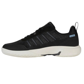 Men's Ultra Court Pickleball Shoes Black and Snow White-Footwear-K-Swiss-04405-013S25-2-Tennis Express