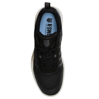 Men's Ultra Court Pickleball Shoes Black and Snow White-Footwear-K-Swiss-04405-013S25-4-Tennis Express