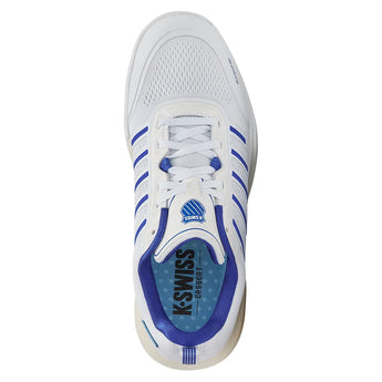 Men's Ultra Court Pickleball Shoes White and Dazzling Blue-Footwear-K-Swiss-04405-144S26-3-Tennis Express