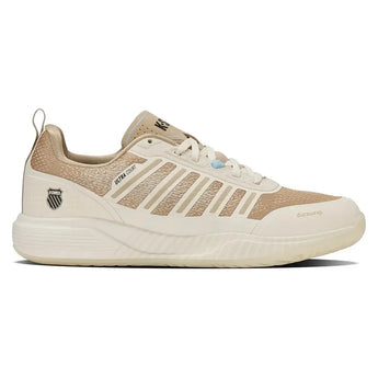 Men's Ultra Court Pickleball Shoes Jet Stream and Irish Cream-Footwear-K-Swiss-04405-648F25-2-Tennis Express