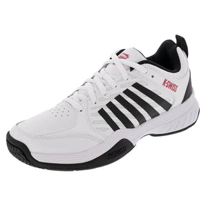 Men's Court Express 2 Tennis Shoes White and Black,Footwear,K-Swiss,7,White,Tennis Express,04428-140U25copy