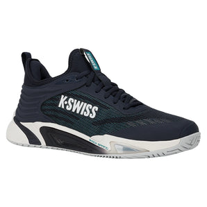 Men's Hypercourt Pinnacle Tennis Shoes Carbon and Blanc de Blanc,Footwear,K-Swiss,Carbon/Blanc de Blanc,8,Tennis Express,04432-031