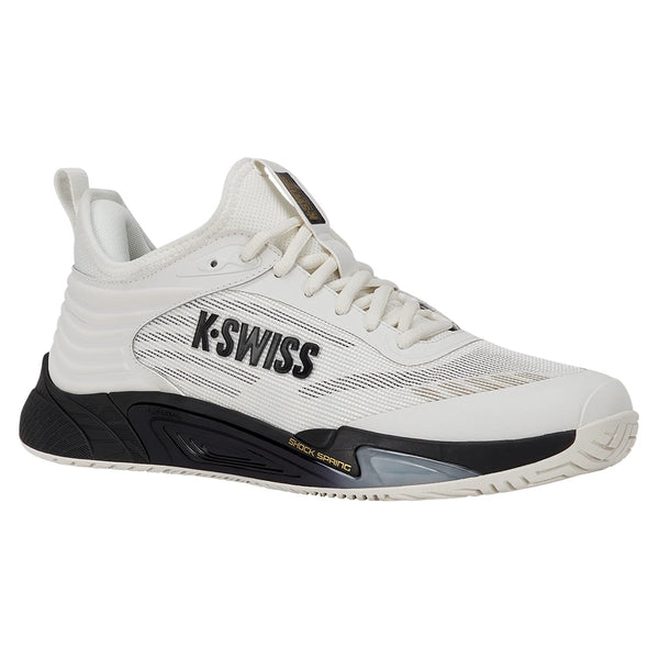 Men's Hypercourt Pinnacle Tennis Shoes Blanc de Blanc and Moonless Night,Footwear,K-Swiss,Blanc de Blanc/Moonless Night,8,Tennis Express,04432-109