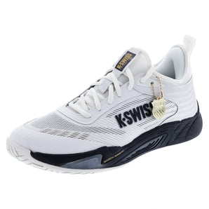 Men's Hypercourt Pinnacle Tennis Shoes Blanc de Blanc and Moonless Night,Footwear,K-Swiss,Blanc de Blanc/Moonless Night,8,Tennis Express,04432-109F26copy
