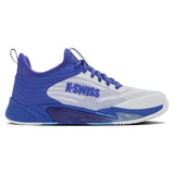 Men's Hypercourt Pinnacle Tennis Shoes White and Dazzling Blue-Footwear-K-Swiss-04432-158S26-1-Tennis Express