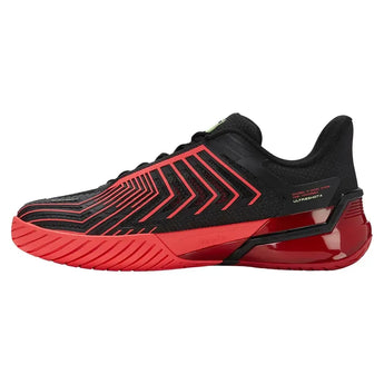 Men's Ultrashot 4 Tennis Shoes Black and Neon Lava-Footwear-K-Swiss-04437-059F25-2-Tennis Express