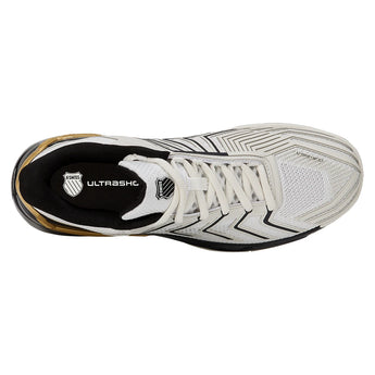 Men's Ultrashot 4 Tennis Shoes Blanc de Blanc and Moonless Night,Footwear,K-Swiss,,,Tennis Express,04437-109-3