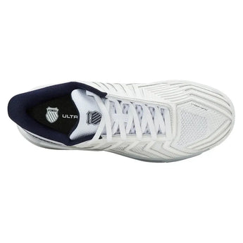 Men's Ultrashot 4 Tennis Shoes White and Peacoat-Footwear-K-Swiss-04437-111F25-2-Tennis Express