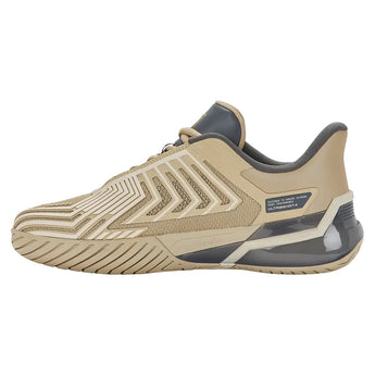 Men's Ultrashot 4 Tennis Shoes Pale Khaki and Turbulence-Footwear-K-Swiss-04437-207U26-2-Tennis Express