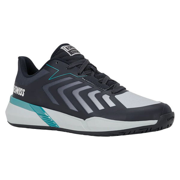 Men's Ultrashot Team 2 Tennis Shoes Carbon and Glacier Gray,Footwear,K-Swiss,Carbon/Glacier Gray,7,Tennis Express,04598-032F26
