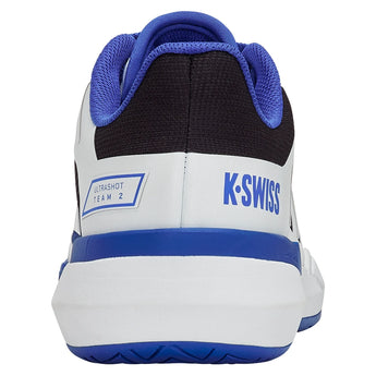 Men's Ultrashot Team 2 Tennis Shoes White and Dazzling Blue-Footwear-K-Swiss-04598-148S26-4-Tennis Express
