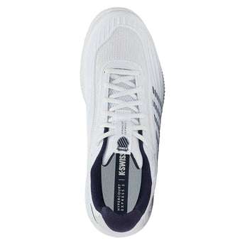 Men's Hypercourt Express 3 Clay Tennis Shoes White and Peacoat-Footwear-K-Swiss-04604-161S26-3-Tennis Express