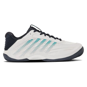 Men's CLAY Court Hypercourt Express 3 Tennis Shoes Blanc de Blanc and Carbon,Footwear,K-Swiss,,,Tennis Express,04604-162F26