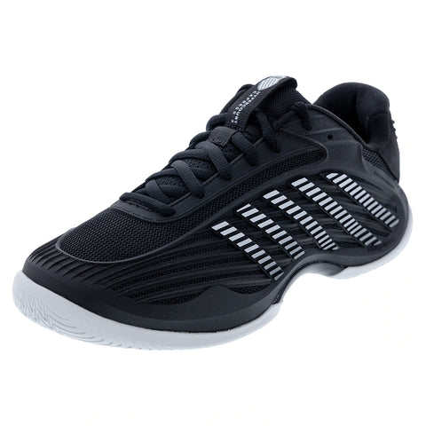 Men's Hypercourt Express 3 2E Width Tennis Shoes Black and White