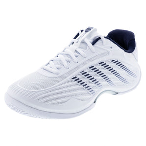 Men's Hypercourt Express 3 2E Width Tennis Shoes White and Peacoat-Footwear-K-Swiss-04605-161S26copy-Tennis Express