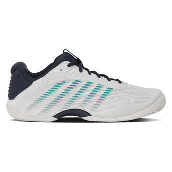 Men's Hypercourt Express 3 2E Tennis Shoes Blanc de Blanc and Carbon,Footwear,K-Swiss,,,Tennis Express,04605-162F26-1