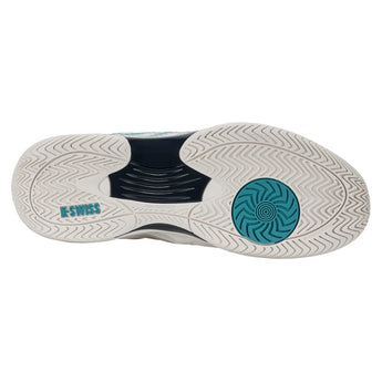 Men's Hypercourt Express 3 2E Tennis Shoes Blanc de Blanc and Carbon,Footwear,K-Swiss,,,Tennis Express,04605-162F26-5