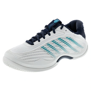 Men's Hypercourt Express 3 2E Tennis Shoes Blanc de Blanc and Carbon,Footwear,K-Swiss,Blanc de Blanc/Carbon,7,Tennis Express,04605-162F26copy