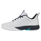 Men's Ultrashot Light Tennis Shoes White and Carbon,Footwear,K-Swiss,,,Tennis Express,04767-148F26-2