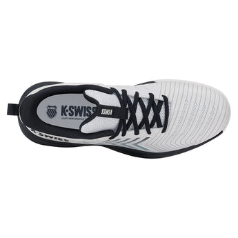 Men's Ultrashot Light Tennis Shoes White and Carbon,Footwear,K-Swiss,,,Tennis Express,04767-148F26-3