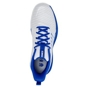 Men's Ultrashot Light Tennis Shoes White and Dazzling Blue, K-Swiss, Tennis Express, 04767-158S26-7