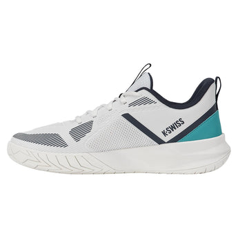 Men's K-Speed Team Tennis Shoes White and Baltic,Footwear,K-Swiss,,,Tennis Express,04898-131-2