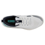 Men's K-Speed Team Tennis Shoes White and Baltic,Footwear,K-Swiss,,,Tennis Express,04898-131-3