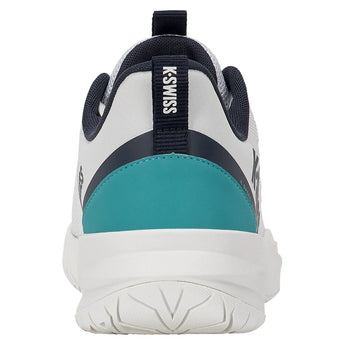 Men's K-Speed Team Tennis Shoes White and Baltic,Footwear,K-Swiss,,,Tennis Express,04898-131-4