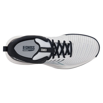Men's Ultrashot Light Padel Shoes White and Carbon,Footwear,K-Swiss,,,Tennis Express,04901-148-4