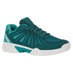 Men's Express Light 2 Pickleball Shoes Miditerranea and Blanc de Blanc,Footwear,K-Swiss,Miditerranea/Blanc de Blanc,7,Tennis Express,04903-407F26
