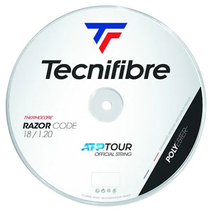 Razor Code White Tennis Reel-Strings-Tecnifibre-04GRA-R-120-Tennis Express