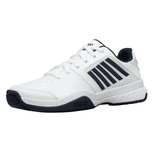 Men's Court Express Tennis Shoes,Footwear,K-Swiss,White/Navy,7,Tennis Express,05443-109
