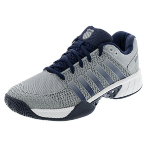 Men's Express Light Pickleball Shoes Highrise and White,Footwear,K-Swiss,7,,Tennis Express,06563-082Bcopy