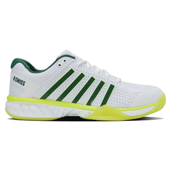 Men's Express Light Pickleball Shoes White and Neon Lime-Footwear-K-Swiss-06563-121F25-1-Tennis Express