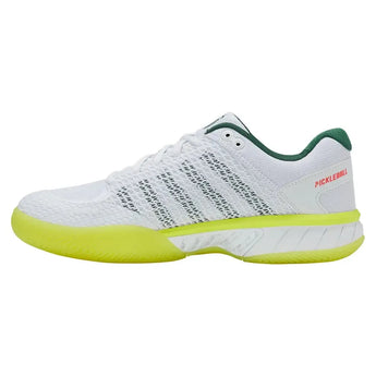 Men's Express Light Pickleball Shoes White and Neon Lime-Footwear-K-Swiss-06563-121F25-2-Tennis Express