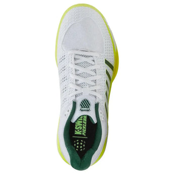 Men's Express Light Pickleball Shoes White and Neon Lime-Footwear-K-Swiss-06563-121F25-3-Tennis Express