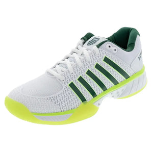 Men's Express Light Pickleball Shoes White and Neon Lime-Footwear-K-Swiss-06563-121F25copy-Tennis Express
