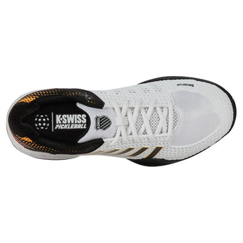 Men's Express Light Pickleball Shoes White and Daffodil-Footwear-K-Swiss-06563-138.06-Tennis Express
