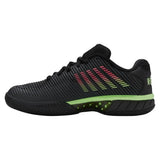 Men's Hypercourt Express 2 Tennis Shoes Black and Soft Neon Green-Footwear-K-Swiss-06613-011F25-2-Tennis Express