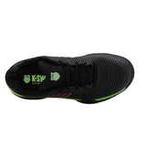 Men's Hypercourt Express 2 Tennis Shoes Black and Soft Neon Green-Footwear-K-Swiss-06613-011F25-3-Tennis Express