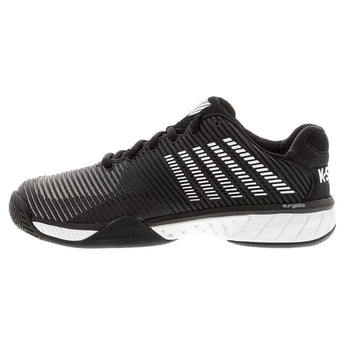 Men's Hypercourt Express 2 Tennis Shoes Black and White-Footwear-K-Swiss-06613-039B-1-Tennis Express