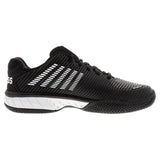 Men's Hypercourt Express 2 Tennis Shoes Black and White-Footwear-K-Swiss-06613-039B-2-Tennis Express
