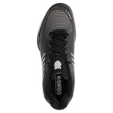 Men's Hypercourt Express 2 Tennis Shoes Black and White-Footwear-K-Swiss-06613-039B-3-Tennis Express