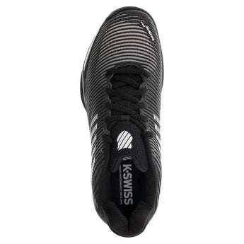 Men's Hypercourt Express 2 Tennis Shoes Black and White-Footwear-K-Swiss-06613-039B-3-Tennis Express
