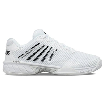 Men's Hypercourt Express 2 Tennis Shoes White and Black-Footwear-K-Swiss-06613-102U20-1-Tennis Express