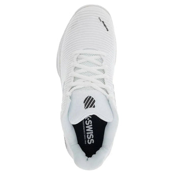 Men's Hypercourt Express 2 Tennis Shoes White and Black-Footwear-K-Swiss-06613-102U20-3-Tennis Express