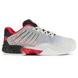 Men's Hypercourt Express 2 Tennis Shoes Bright White and Stretch Limo-Footwear-K-Swiss-06613-104-F24-1-3-[Sku]-Tennis Express